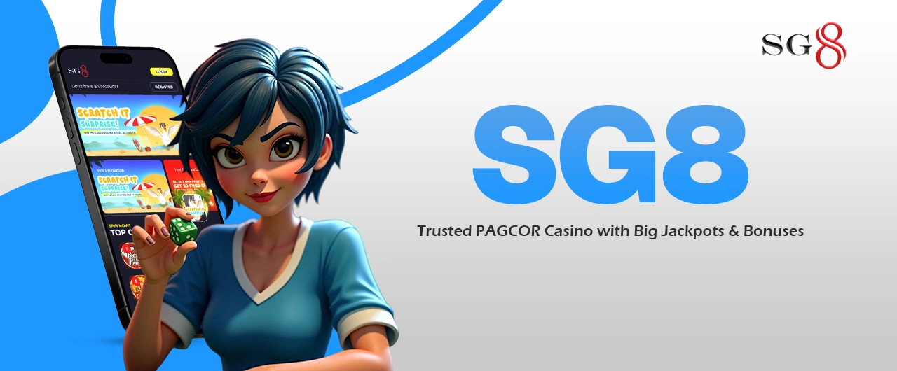 SG8 - Trusted PAGCOR Casino with Big Jackpots & Bonuses